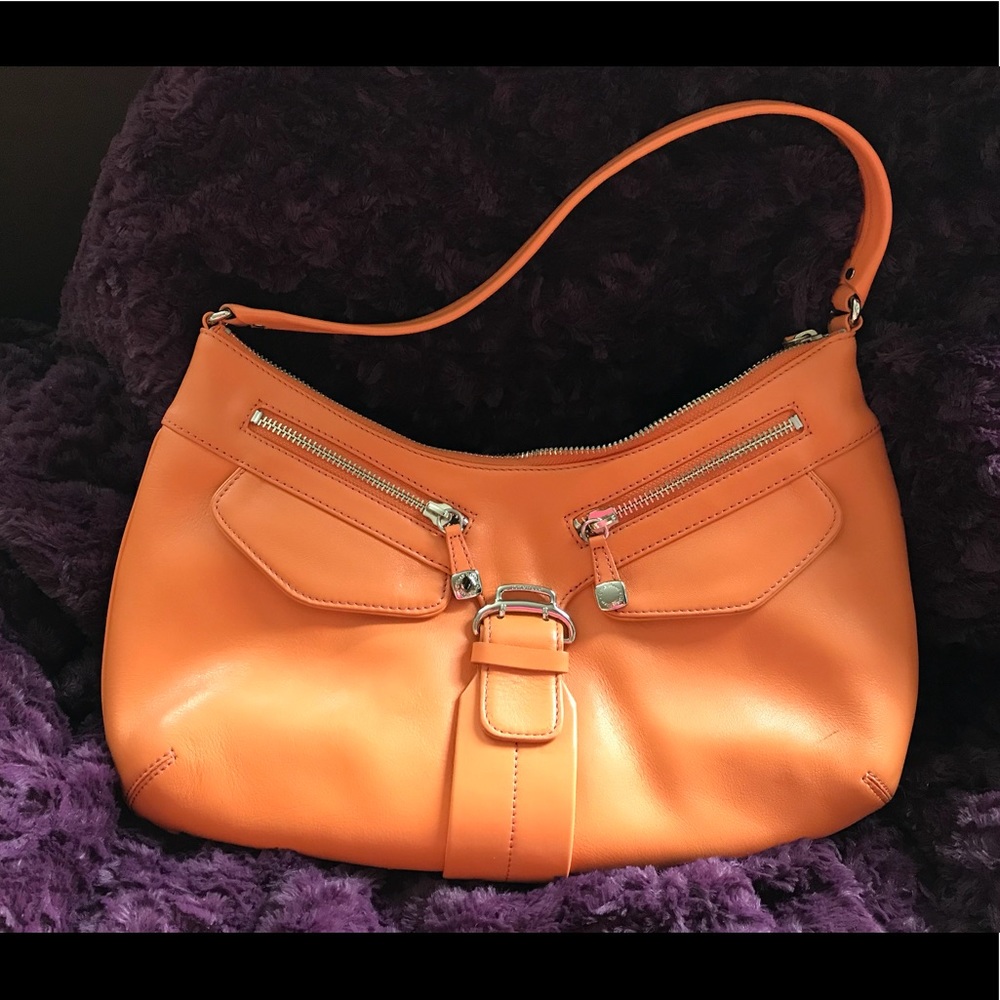 Cole Haan Bright Orange Satchel